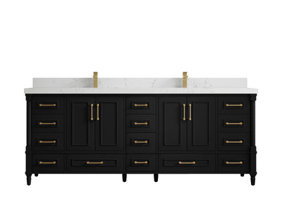 Aberdeen 84 in. W x 22 in. D Double Sink Bathroom Vanity - Willow Bath and Vanity