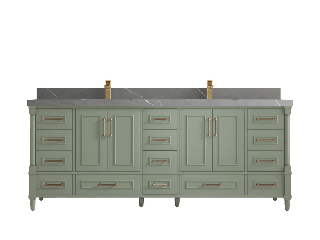 Aberdeen 84 in. W x 22 in. D Double Sink Bathroom Vanity - Willow Bath and Vanity