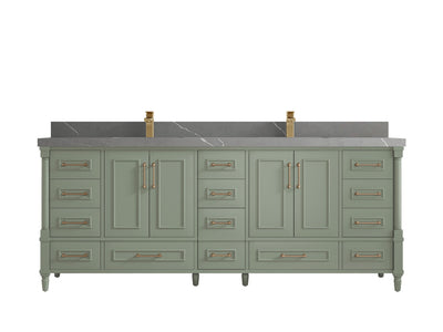Aberdeen 84 in. W x 22 in. D Double Sink Bathroom Vanity - Willow Bath and Vanity