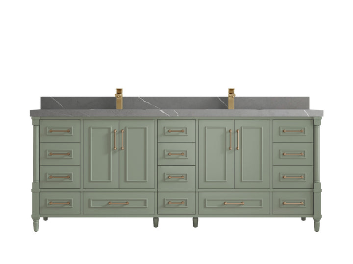 Aberdeen 84 in. W x 22 in. D Double Sink Bathroom Vanity - photo 33