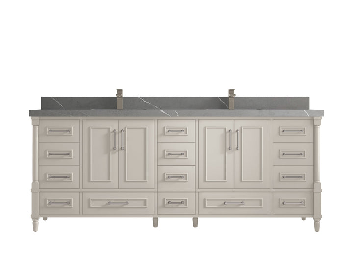 Aberdeen 84 in. W x 22 in. D Double Sink Bathroom Vanity - photo 32