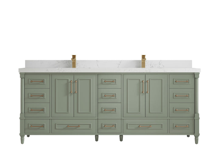 Aberdeen 84 in. W x 22 in. D Double Sink Bathroom Vanity - photo 29