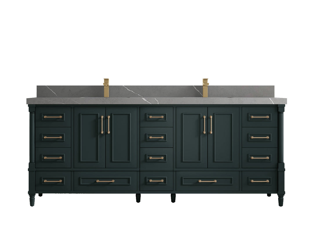 Aberdeen 84 in. W x 22 in. D Double Sink Bathroom Vanity - Willow Bath and Vanity