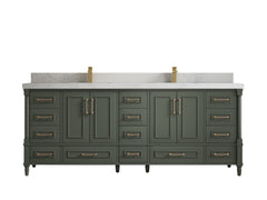 Aberdeen 84 in. W x 22 in. D Double Sink Bathroom Vanity - photo 1