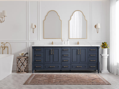 Aberdeen 84 in. W x 22 in. D Double Sink Bathroom Vanity - Willow Bath and Vanity
