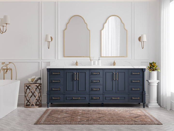 Aberdeen 84 in. W x 22 in. D Double Sink Bathroom Vanity - photo 4