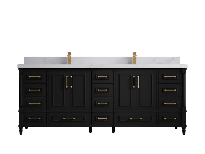 Aberdeen 84 in. W x 22 in. D Double Sink Bathroom Vanity - photo 15