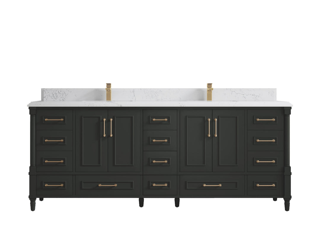 Aberdeen 84 in. W x 22 in. D Double Sink Bathroom Vanity - Willow Bath and Vanity