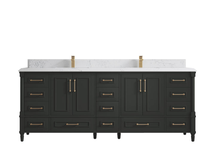 Aberdeen 84 in. W x 22 in. D Double Sink Bathroom Vanity - photo 25