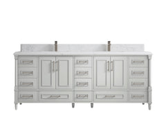 Aberdeen 84 in. W x 22 in. D Double Sink Bathroom Vanity - photo 24