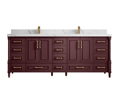 Aberdeen 84 in. W x 22 in. D Double Sink Bathroom Vanity - Willow Bath and Vanity