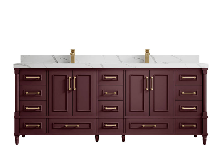 Aberdeen 84 in. W x 22 in. D Double Sink Bathroom Vanity - photo 14