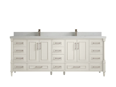 Aberdeen 84 in. W x 22 in. D Double Sink Bathroom Vanity - Willow Bath and Vanity