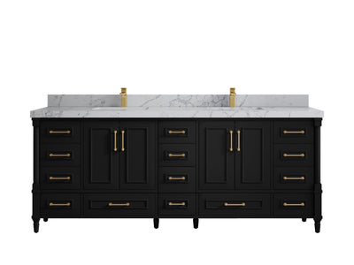 Aberdeen 84 in. W x 22 in. D Double Sink Bathroom Vanity - Willow Bath and Vanity