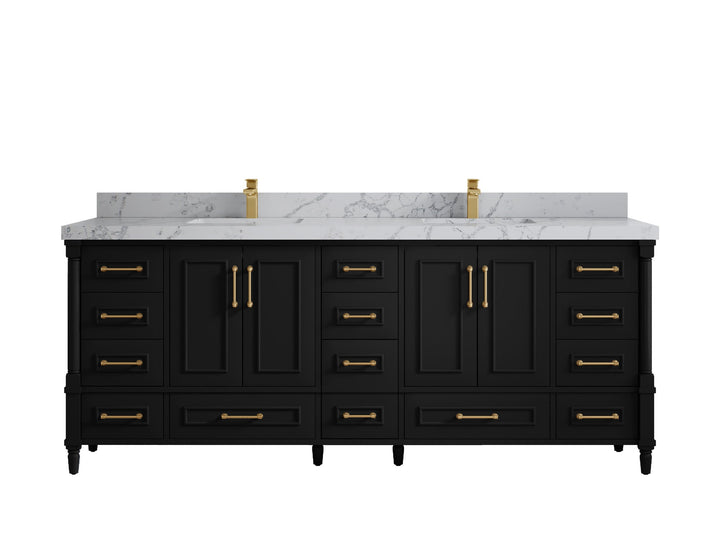 Aberdeen 84 in. W x 22 in. D Double Sink Bathroom Vanity - photo 41