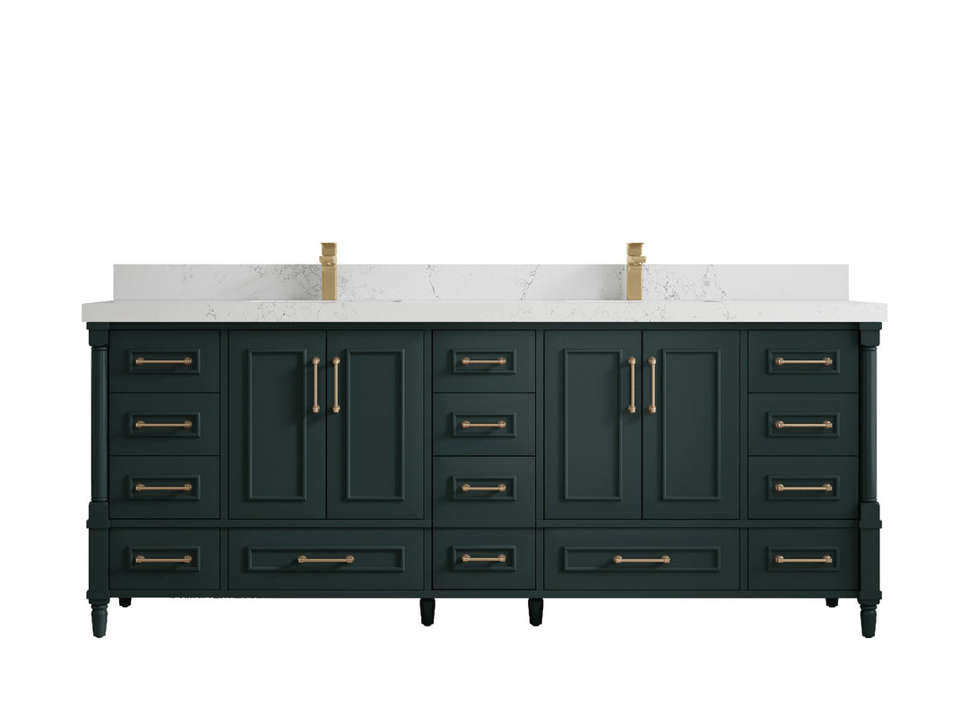 Aberdeen 84 in. W x 22 in. D Double Sink Bathroom Vanity - Willow Bath and Vanity