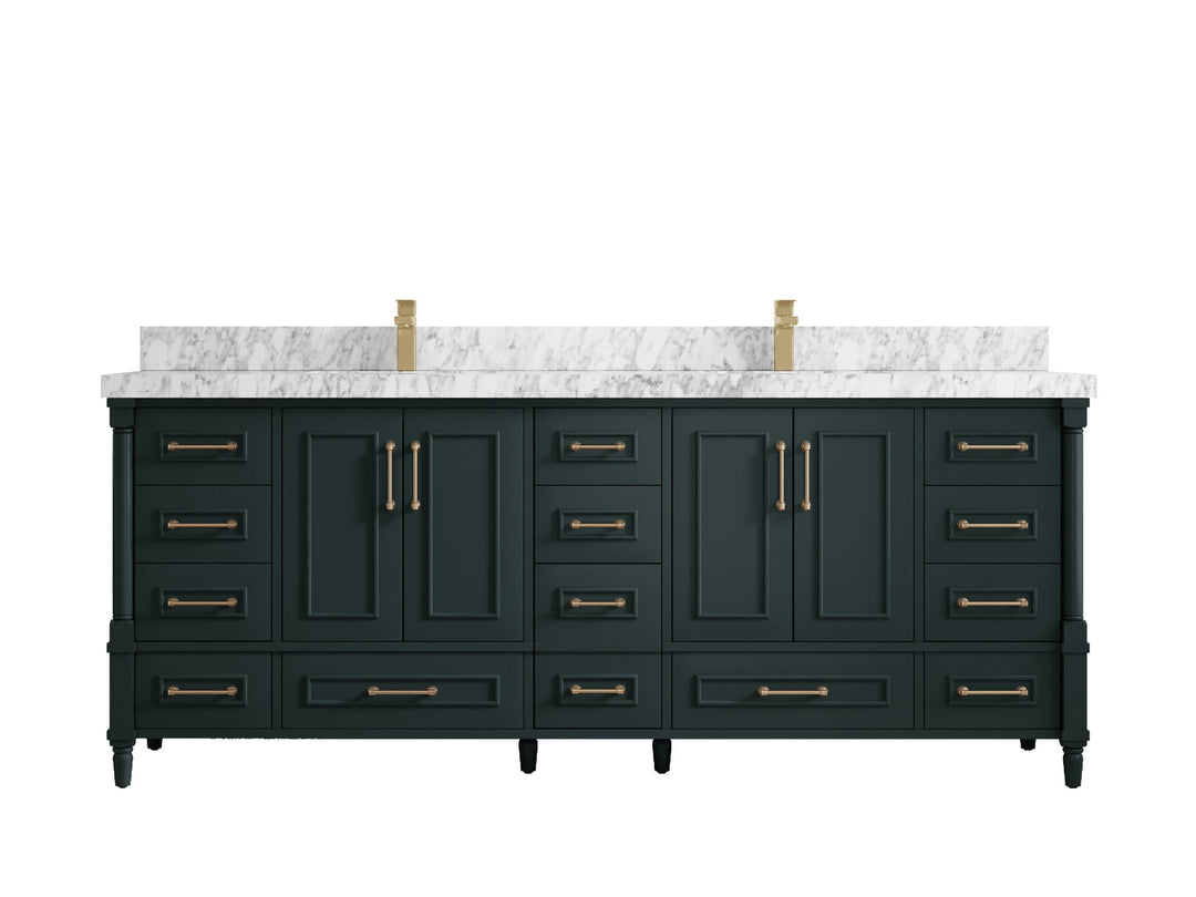 Aberdeen 84 in. W x 22 in. D Double Sink Bathroom Vanity - Willow Bath and Vanity