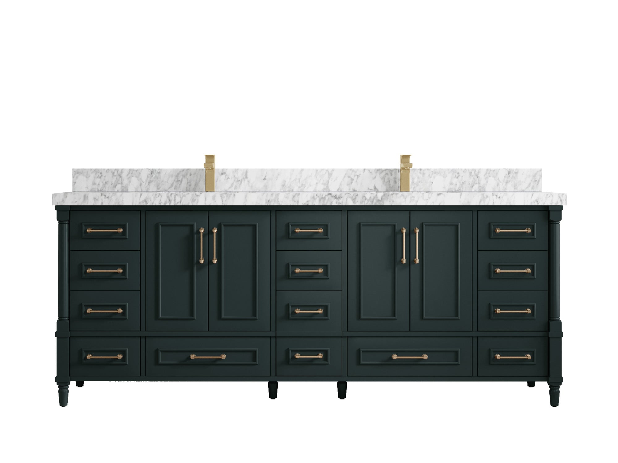 Aberdeen 84 in. W x 22 in. D Double Sink Bathroom Vanity - Willow Bath and Vanity