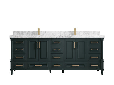 Aberdeen 84 in. W x 22 in. D Double Sink Bathroom Vanity - Willow Bath and Vanity