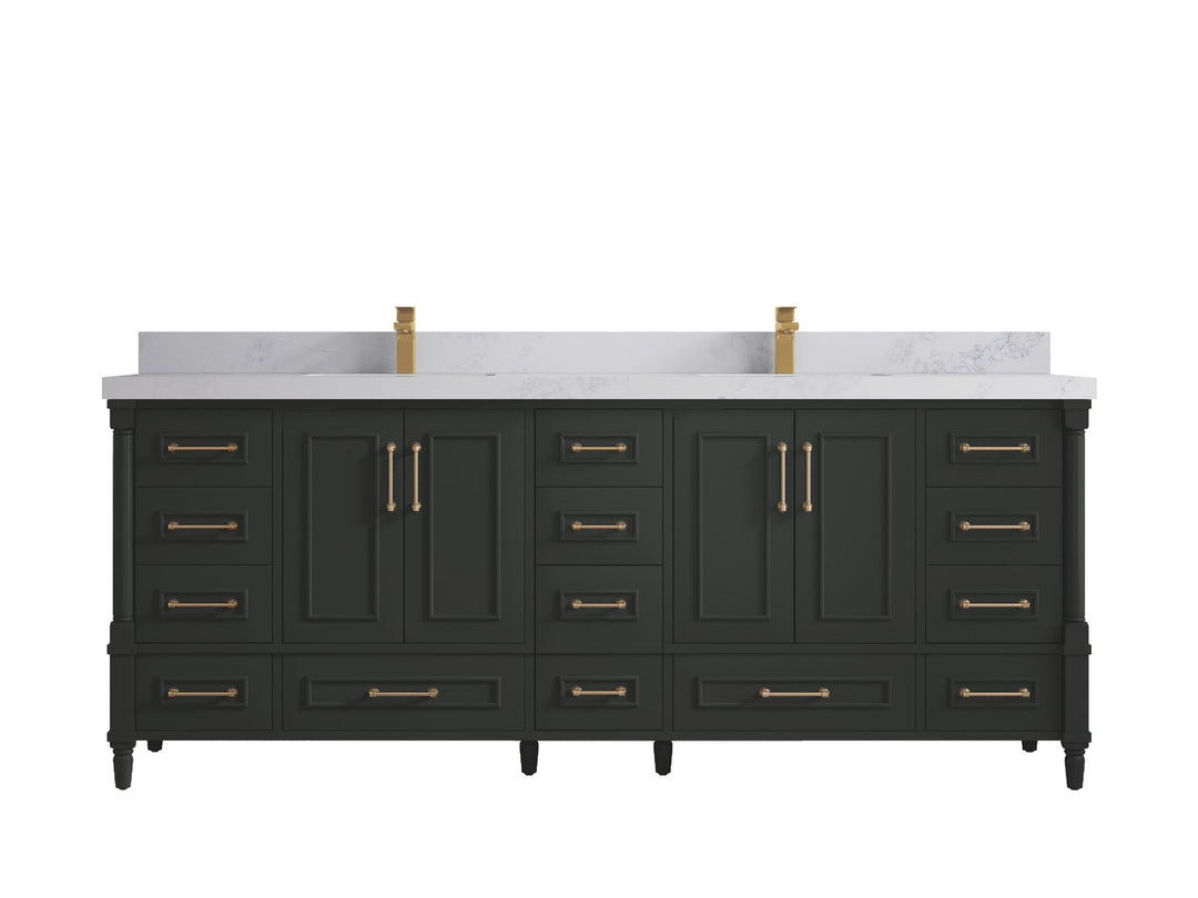 Aberdeen 84 in. W x 22 in. D Double Sink Bathroom Vanity - Willow Bath and Vanity