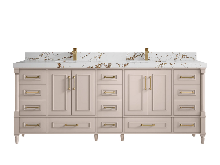 Aberdeen 84 in. W x 22 in. D Double Sink Bathroom Vanity - photo 42
