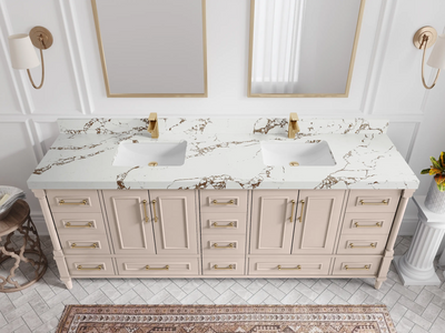 Aberdeen 84 in. W x 22 in. D Double Sink Bathroom Vanity - Willow Bath and Vanity