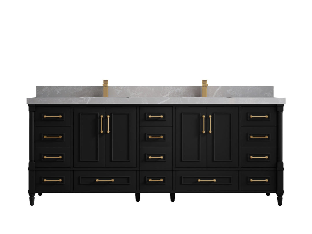 Aberdeen 84 in. W x 22 in. D Double Sink Bathroom Vanity - Willow Bath and Vanity