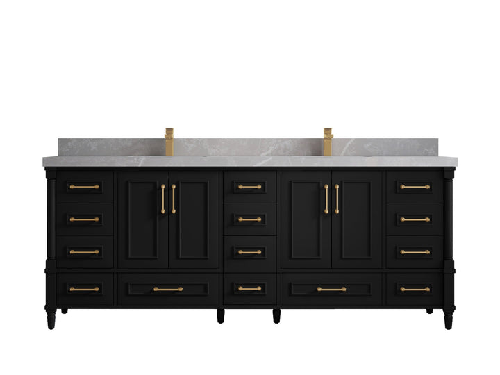 Aberdeen 84 in. W x 22 in. D Double Sink Bathroom Vanity - photo 31