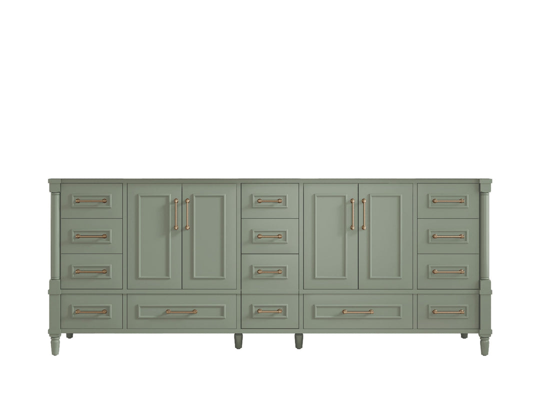 Aberdeen 84 in. W x 22 in. D Double Sink Bathroom Vanity - Willow Bath and Vanity