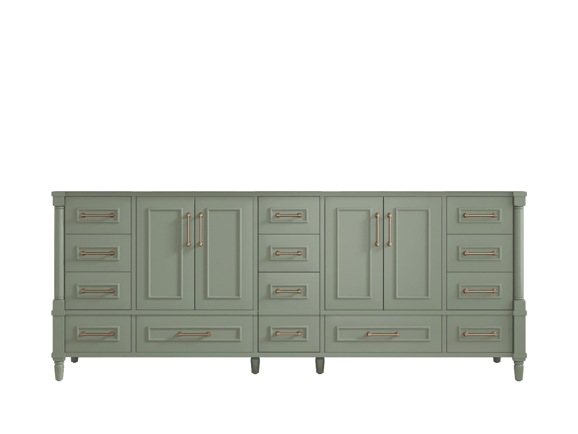 Aberdeen 84 in. W x 22 in. D Double Sink Bathroom Vanity - Willow Bath and Vanity