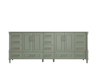 Aberdeen 84 in. W x 22 in. D Double Sink Bathroom Vanity - Willow Bath and Vanity
