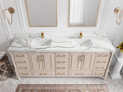 Aberdeen 84 in. W x 22 in. D Double Sink Bathroom Vanity - photo 15