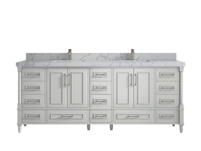 Aberdeen 84 in. W x 22 in. D Double Sink Bathroom Vanity - Willow Bath and Vanity