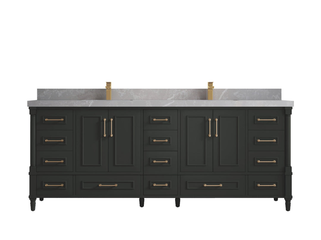 Aberdeen 84 in. W x 22 in. D Double Sink Bathroom Vanity - Willow Bath and Vanity