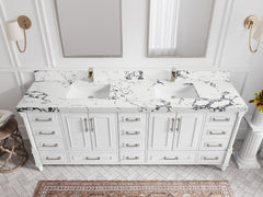Aberdeen 84 in. W x 22 in. D Double Sink Bathroom Vanity - photo 38