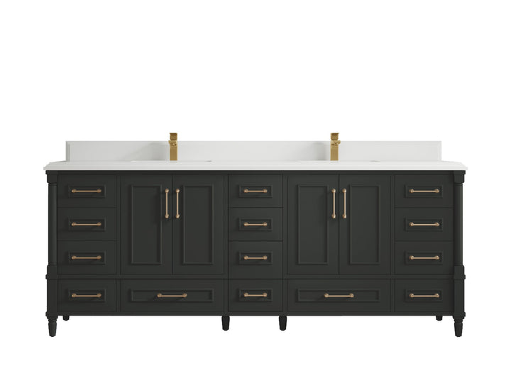 Aberdeen 84 in. W x 22 in. D Double Sink Bathroom Vanity - photo 27
