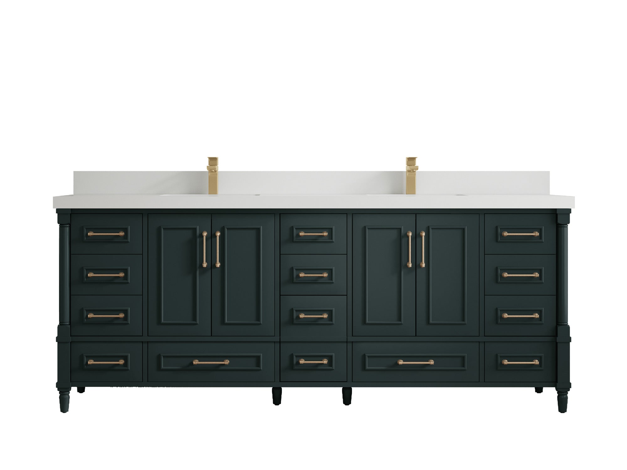 Aberdeen 84 in. W x 22 in. D Double Sink Bathroom Vanity - Willow Bath and Vanity