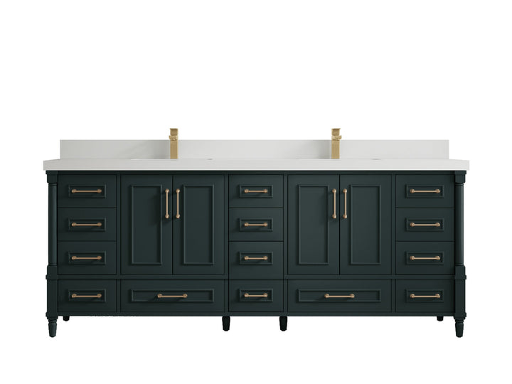 Aberdeen 84 in. W x 22 in. D Double Sink Bathroom Vanity - photo 43