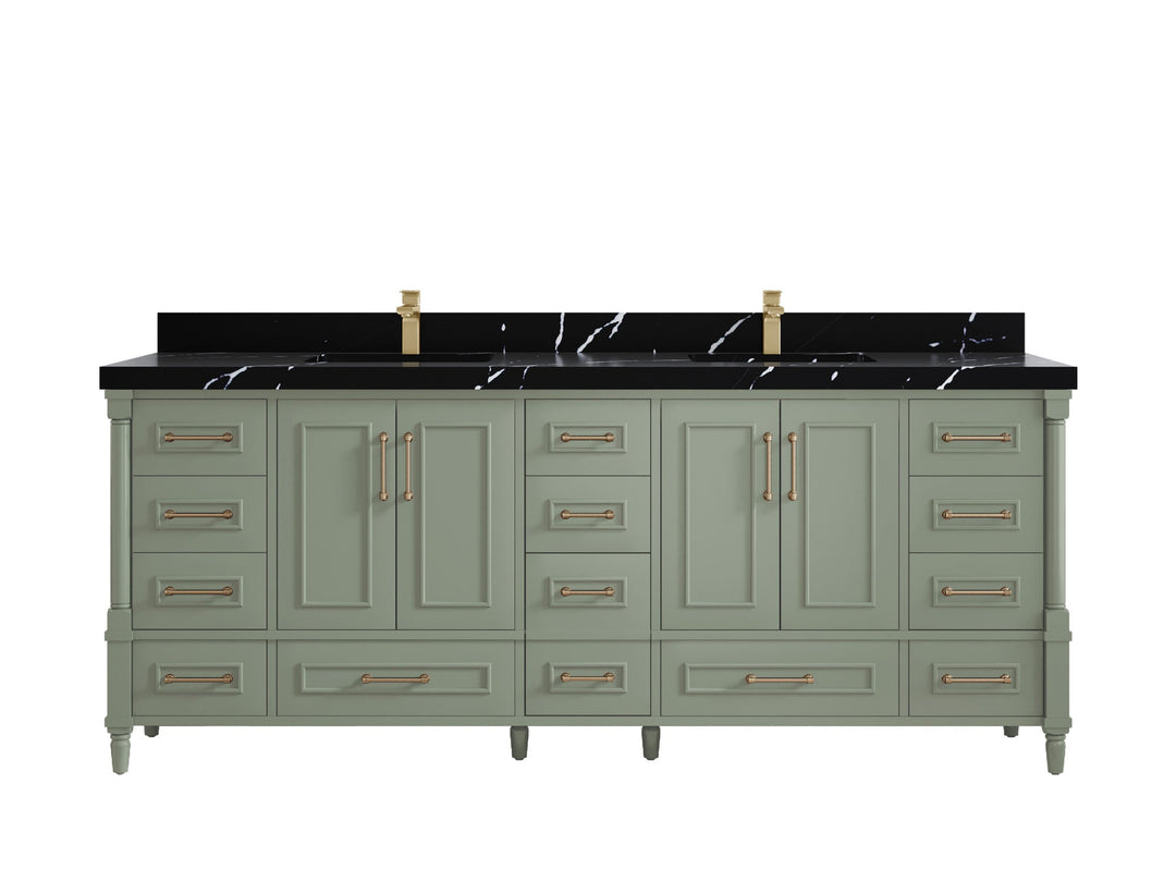 Aberdeen 84 in. W x 22 in. D Double Sink Bathroom Vanity - Willow Bath and Vanity
