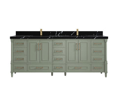 Aberdeen 84 in. W x 22 in. D Double Sink Bathroom Vanity - photo 9