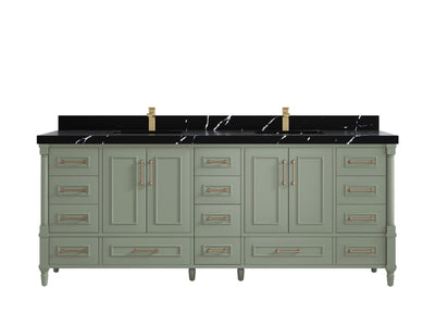 Aberdeen 84 in. W x 22 in. D Double Sink Bathroom Vanity - Willow Bath and Vanity