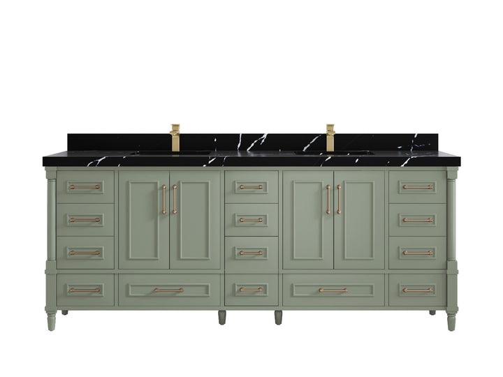 Aberdeen 84 in. W x 22 in. D Double Sink Bathroom Vanity - photo 9