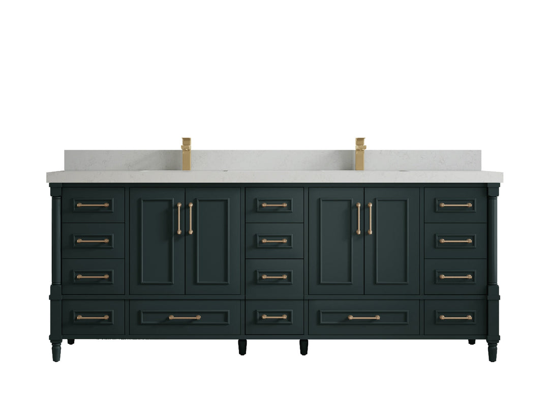 Aberdeen 84 in. W x 22 in. D Double Sink Bathroom Vanity - Willow Bath and Vanity