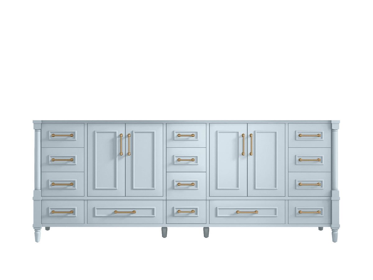 Aberdeen 84 in. W x 22 in. D Double Sink Bathroom Vanity - Willow Bath and Vanity