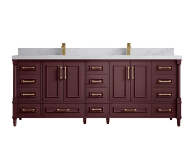 Aberdeen 84 in. W x 22 in. D Double Sink Bathroom Vanity - Willow Bath and Vanity