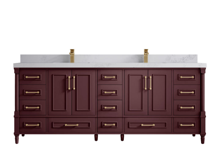 Aberdeen 84 in. W x 22 in. D Double Sink Bathroom Vanity - photo 16