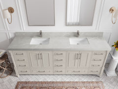 Aberdeen 84 in. W x 22 in. D Double Sink Bathroom Vanity - photo 29