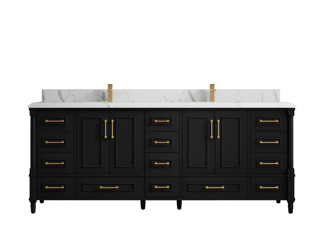 Aberdeen 84 in. W x 22 in. D Double Sink Bathroom Vanity - Willow Bath and Vanity