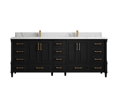 Aberdeen 84 in. W x 22 in. D Double Sink Bathroom Vanity - Willow Bath and Vanity