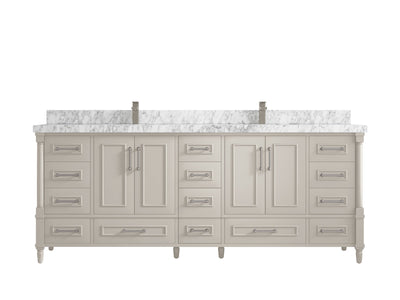 Aberdeen 84 in. W x 22 in. D Double Sink Bathroom Vanity - Willow Bath and Vanity